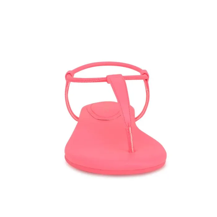 Bassie Flat Sandals Pink Women Nine West Sandals Bassie Flat Sandals Pink Women Nine West Sandals