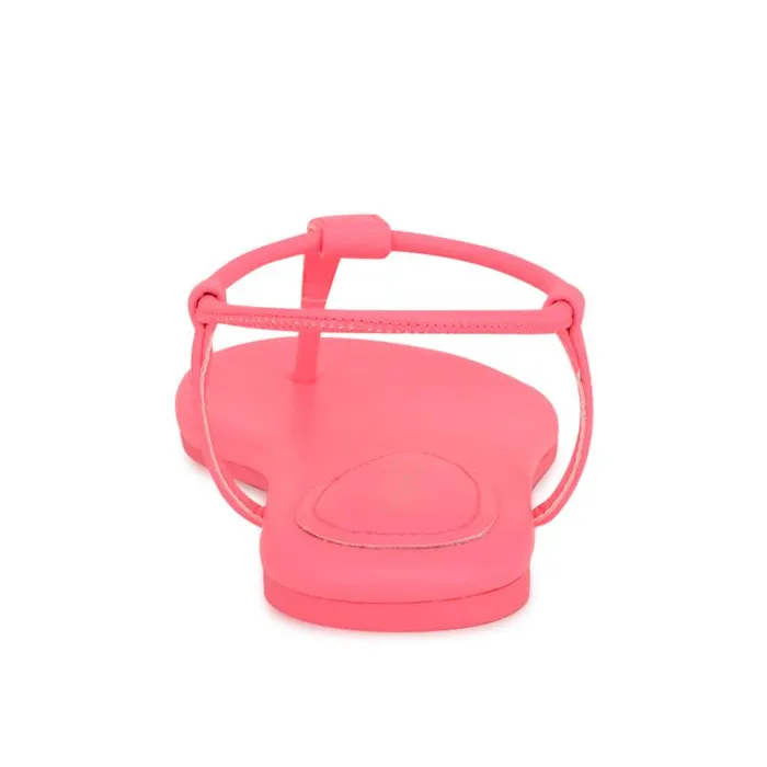 Bassie Flat Sandals Pink Women Nine West Sandals Bassie Flat Sandals Pink Women Nine West Sandals