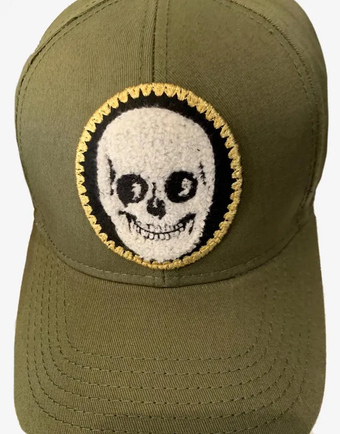 Bay Varsity Skull Black Women Lauren Moshi Hats