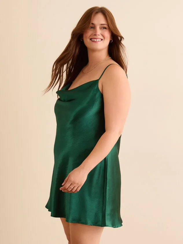Blythe Satin Slip Mini Dress Forest Women Altar039d State Dresses Blythe Satin Slip Mini Dress Forest Women Altar039d State Dresses