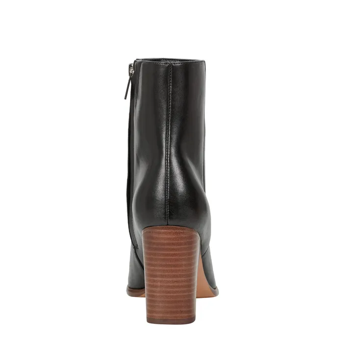 Booties Marc Fisher Women Melysa Dress Bootie Black Leather