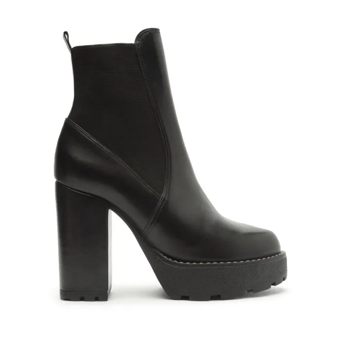 Boots Billie Platform Leather Bootie Black Schutz Shoes Booties