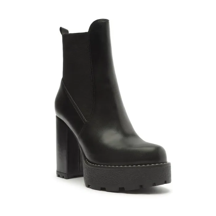 Boots Billie Platform Leather Bootie Black Schutz Shoes Booties