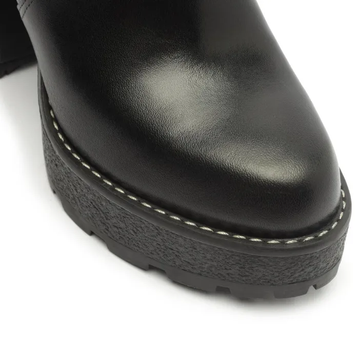 Boots Billie Platform Leather Bootie Black Schutz Shoes Booties