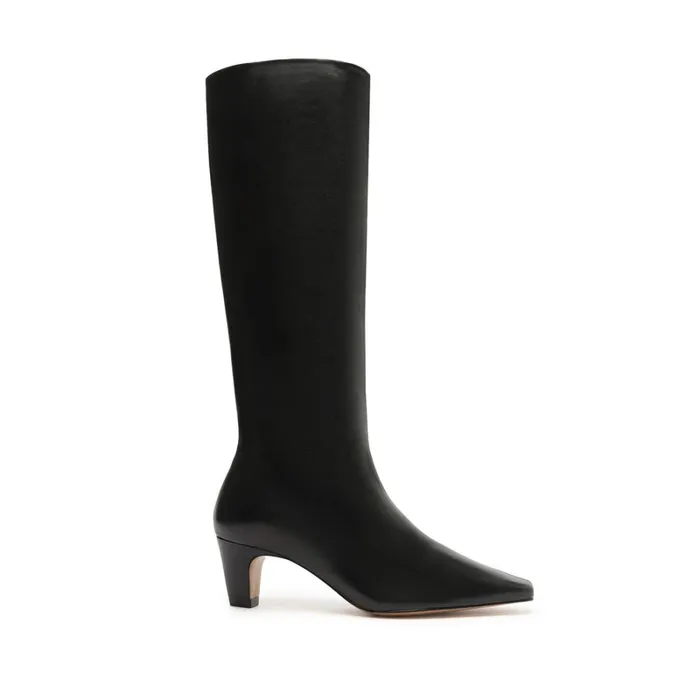 Boots Dellia Up Leather Boot Black Schutz Shoes Boots
