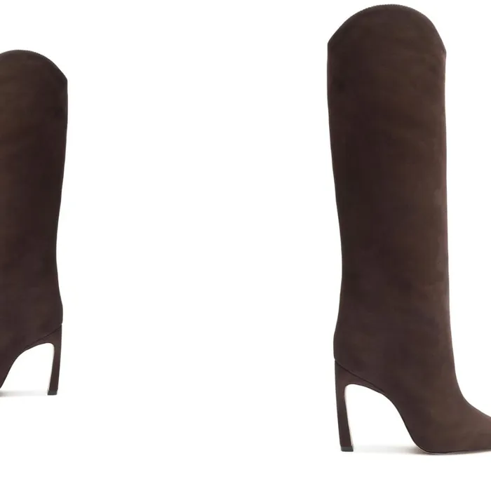 Boots Maryana Sculpt Nubuck Boot Dark Chocolate Schutz Shoes Boots