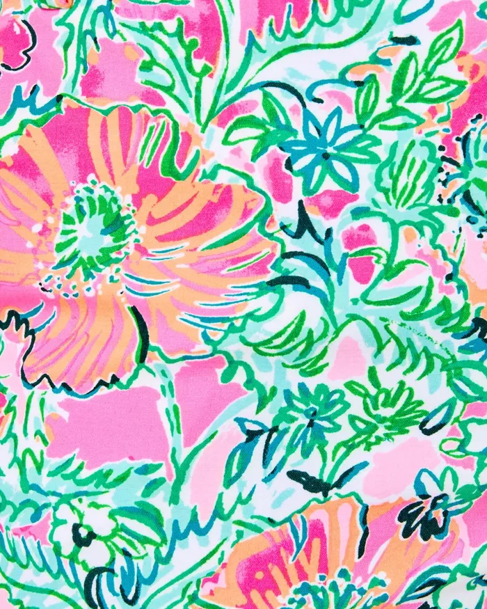 Bottoms Women Lilly Pulitzer 5034 Gretchen High Rise Short Soleil Pink Perfect Poppy Bottoms Women Lilly Pulitzer 5034 Gretchen High Rise Short Soleil Pink Perfect Poppy