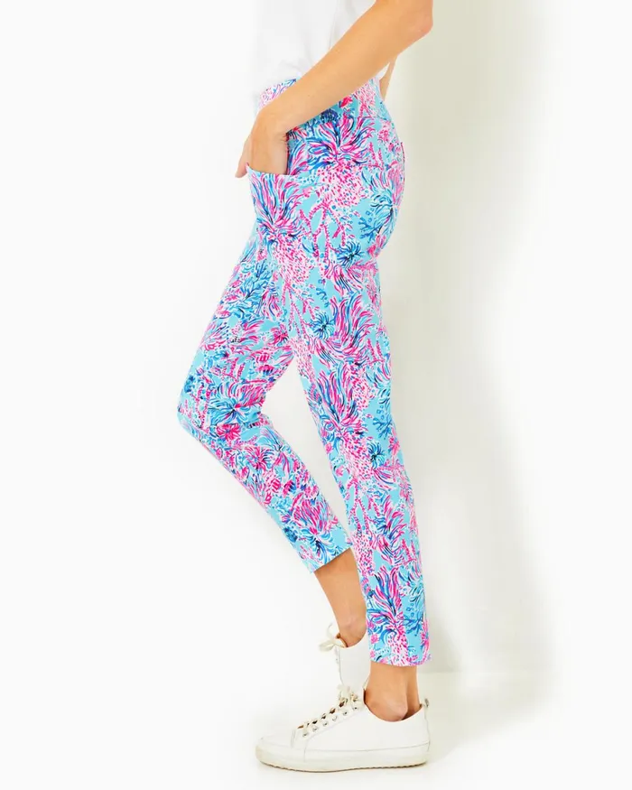 Bottoms Women Lilly Pulitzer UPF 50 Luxletic 28034 Corso Pant Celestial Blue Seek And Sea Golf Bottoms Women Lilly Pulitzer UPF 50 Luxletic 28034 Corso Pant Celestial Blue Seek And Sea Golf