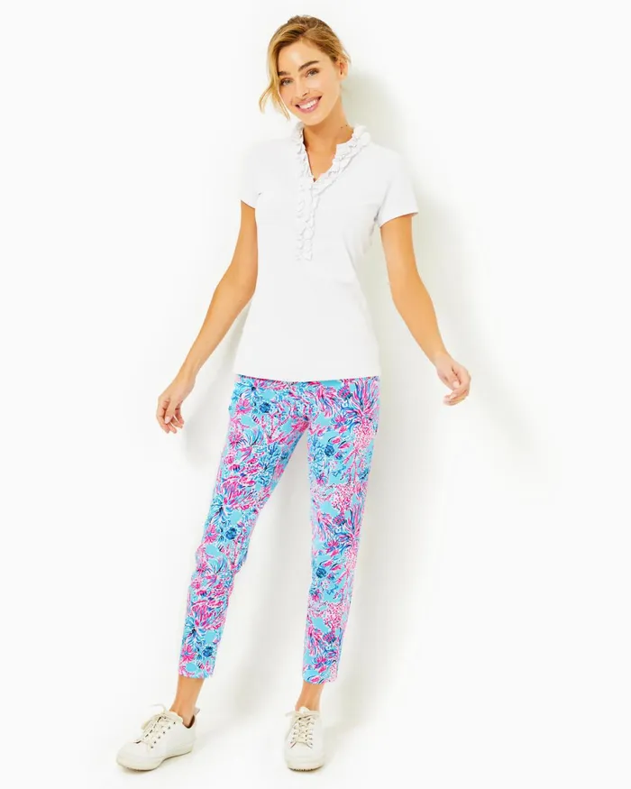 Bottoms Women Lilly Pulitzer UPF 50 Luxletic 28034 Corso Pant Celestial Blue Seek And Sea Golf Bottoms Women Lilly Pulitzer UPF 50 Luxletic 28034 Corso Pant Celestial Blue Seek And Sea Golf