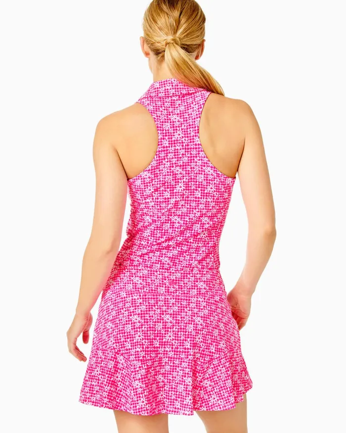 Bottoms Women Lilly Pulitzer UPF 50 Luxletic Corrine Skort Aura Pink Check You Out
