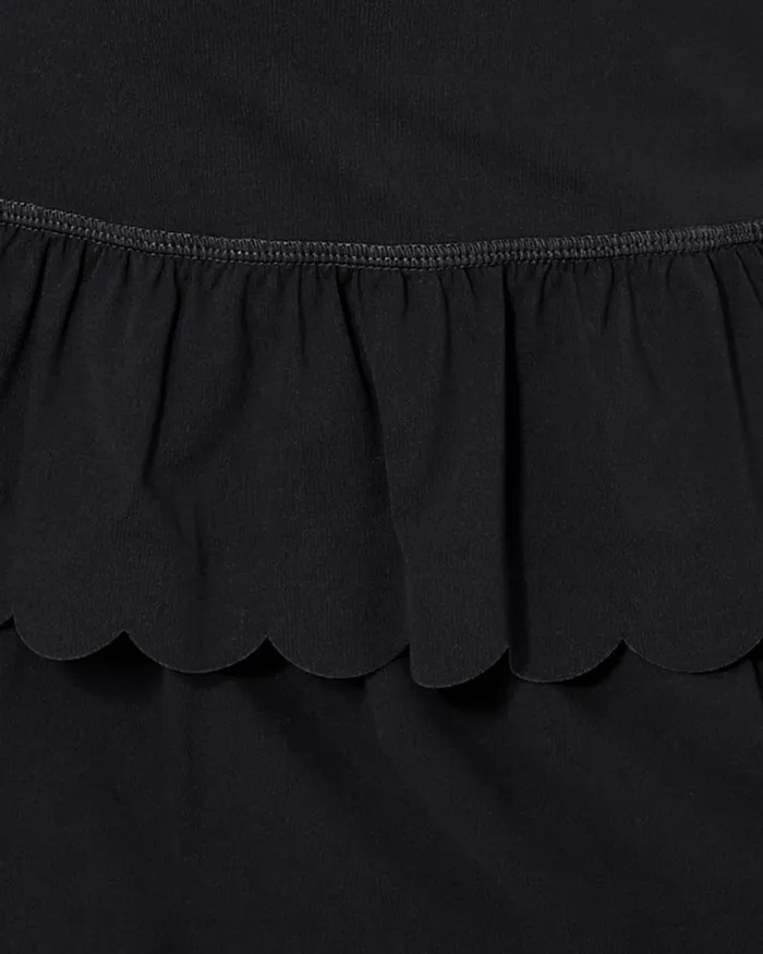 Bottoms Women Lilly Pulitzer UPF 50 Luxletic Miesha Scallop Skort Onyx Bottoms Women Lilly Pulitzer UPF 50 Luxletic Miesha Scallop Skort Onyx