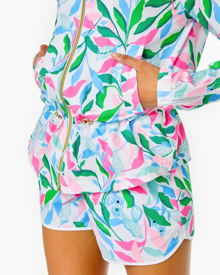 Bottoms Women Lilly Pulitzer UPF 50 Luxletic Taynora Skort Resort White Holding Court Engineered Skort Bottoms Women Lilly Pulitzer UPF 50 Luxletic Taynora Skort Resort White Holding Court Engineered Skort
