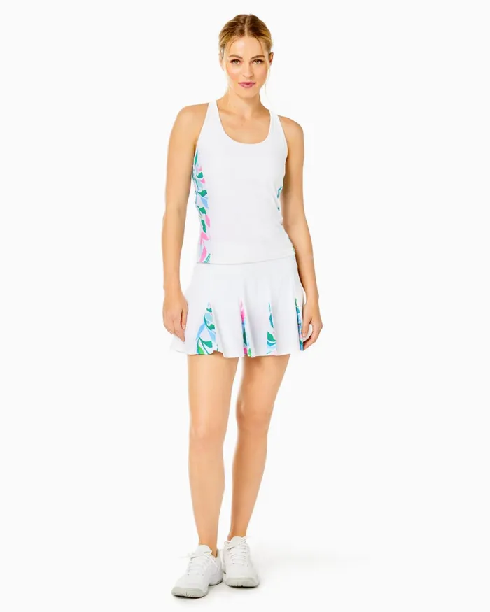 Bottoms Women Lilly Pulitzer UPF 50 Luxletic Taynora Skort Resort White Holding Court Engineered Skort Bottoms Women Lilly Pulitzer UPF 50 Luxletic Taynora Skort Resort White Holding Court Engineered Skort