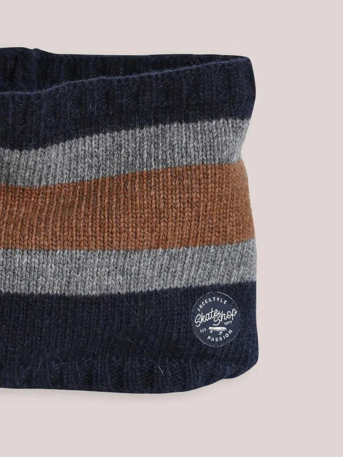 Boys Accessories Cyrillus Wool Snood Marine