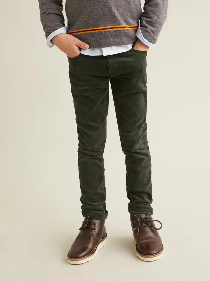 Boys Clothing Cyrillus SlimFit Corduroy Trousers