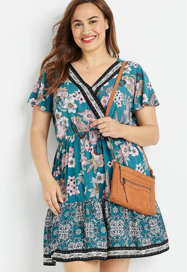 Brown Stitch Crossbody Bag Women Maurices Bags