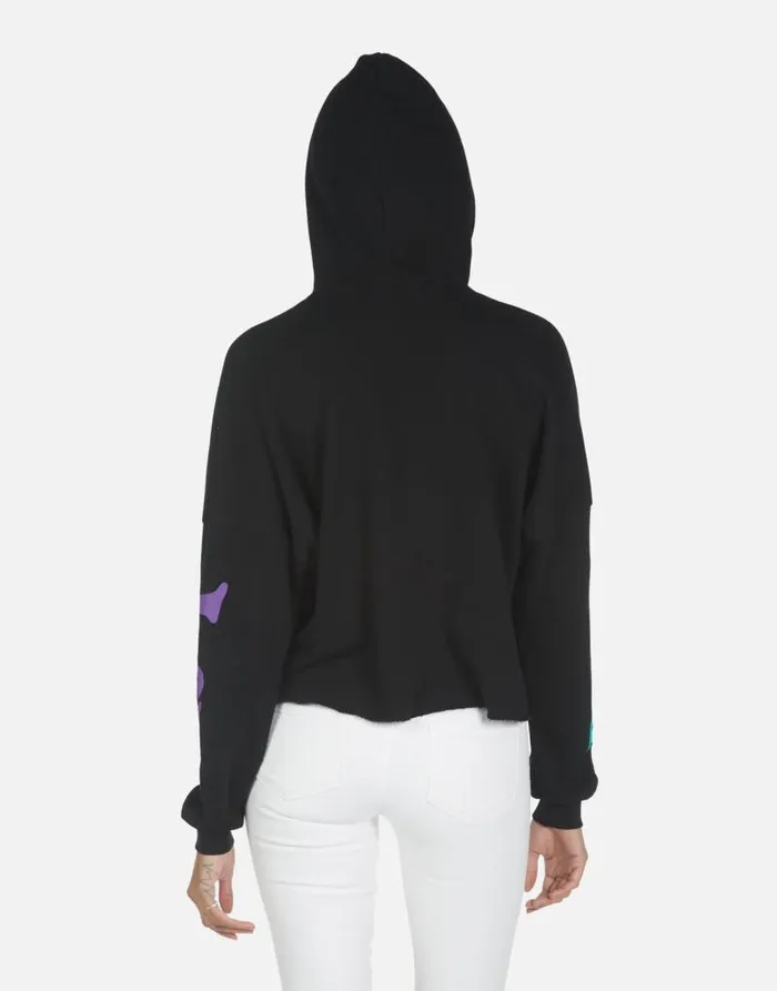 Cambry Peace Love Camel Black Women Lauren Moshi Hoodies