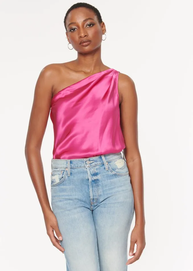 CAMI NYC Bodysuits Women Darby Bodysuit Magenta