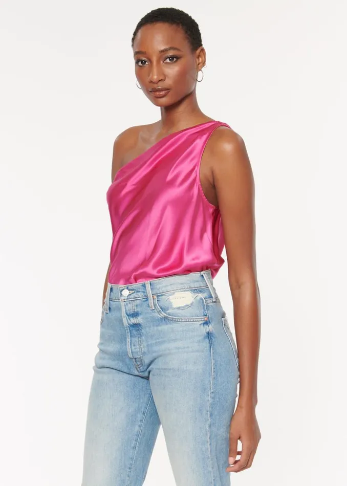 CAMI NYC Bodysuits Women Darby Bodysuit Magenta