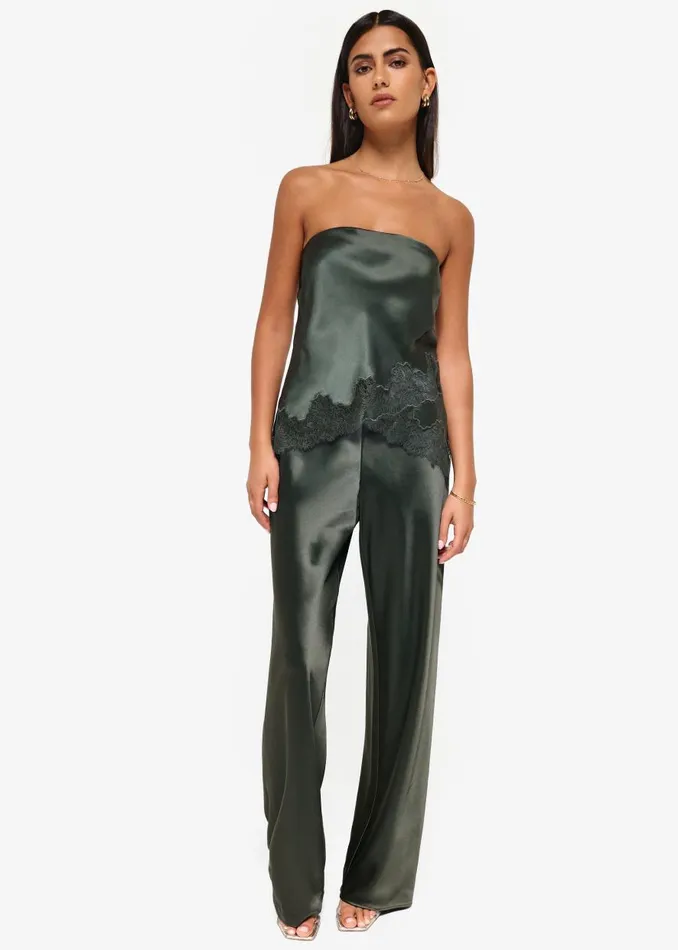 CAMI NYC Camisoles Women Odessa Strapless Camisole Thyme