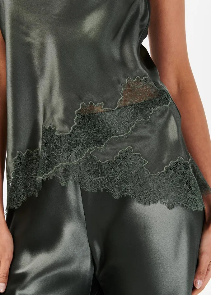 CAMI NYC Camisoles Women Odessa Strapless Camisole Thyme