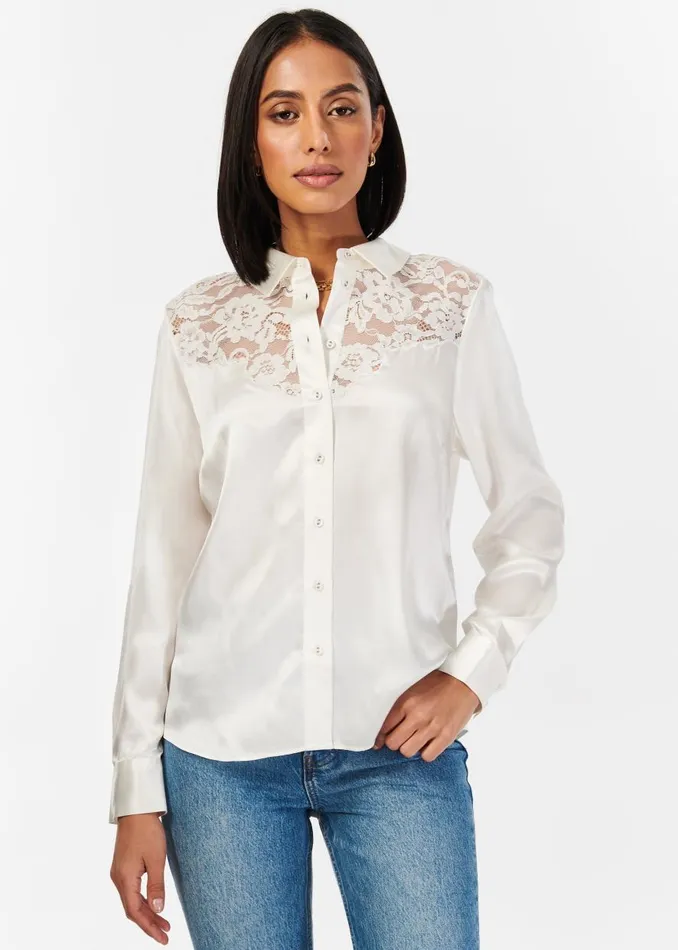 CAMI NYC Tops and Sweaters Women Sheryl Top White