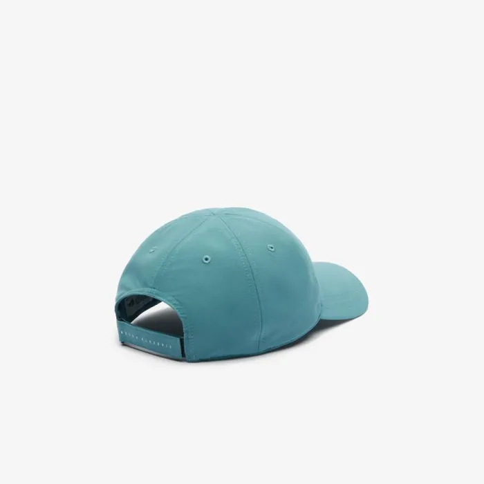 Caps and Hats Men Lacoste Mens SPORT X Novak Djokovic Microfiber Cap Blue Iv5