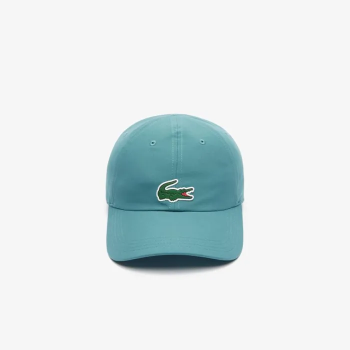 Caps and Hats Men Lacoste Mens SPORT X Novak Djokovic Microfiber Cap Blue Iv5