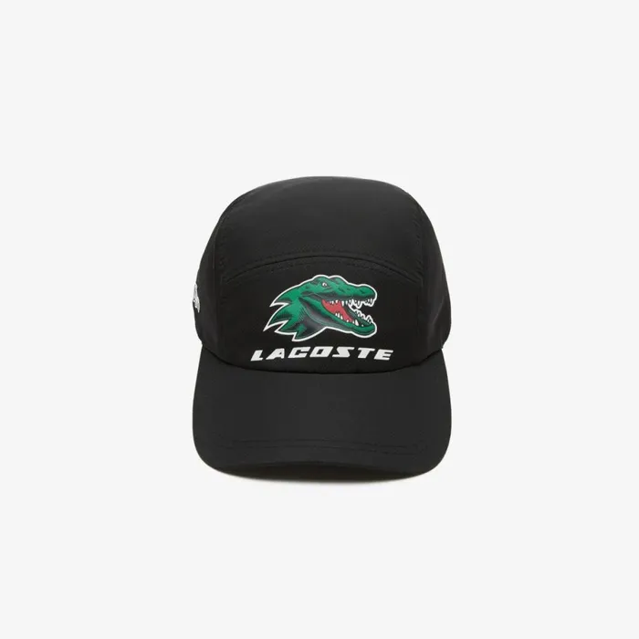 Caps and Hats Men Lacoste Unisex SPORT Exclusive Crocodile Tennis Cap Black 031