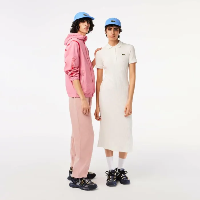 Caps and Hats MenWomen Lacoste Unisex Organic Cotton Girolle Cap Ethereal Blue L99