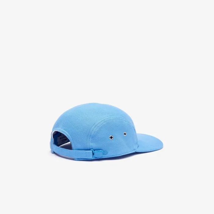 Caps and Hats MenWomen Lacoste Unisex Organic Cotton Girolle Cap Ethereal Blue L99
