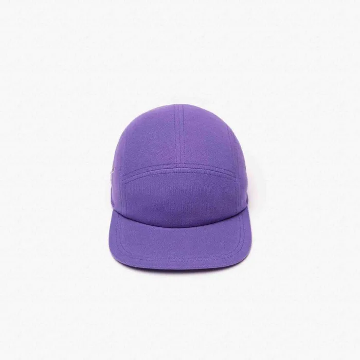 Caps and Hats MenWomen Lacoste Unisex Organic Cotton Piqu Cap Purple Sgi