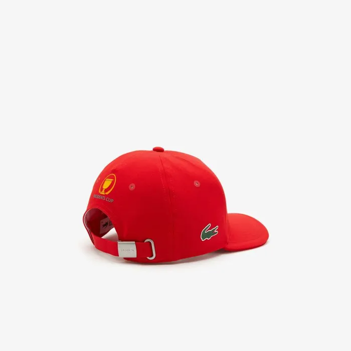 Caps and Hats MenWomen Lacoste Unisex Presidents Cup Lacoste SPORT American Flag Adjustable Cap Red 240