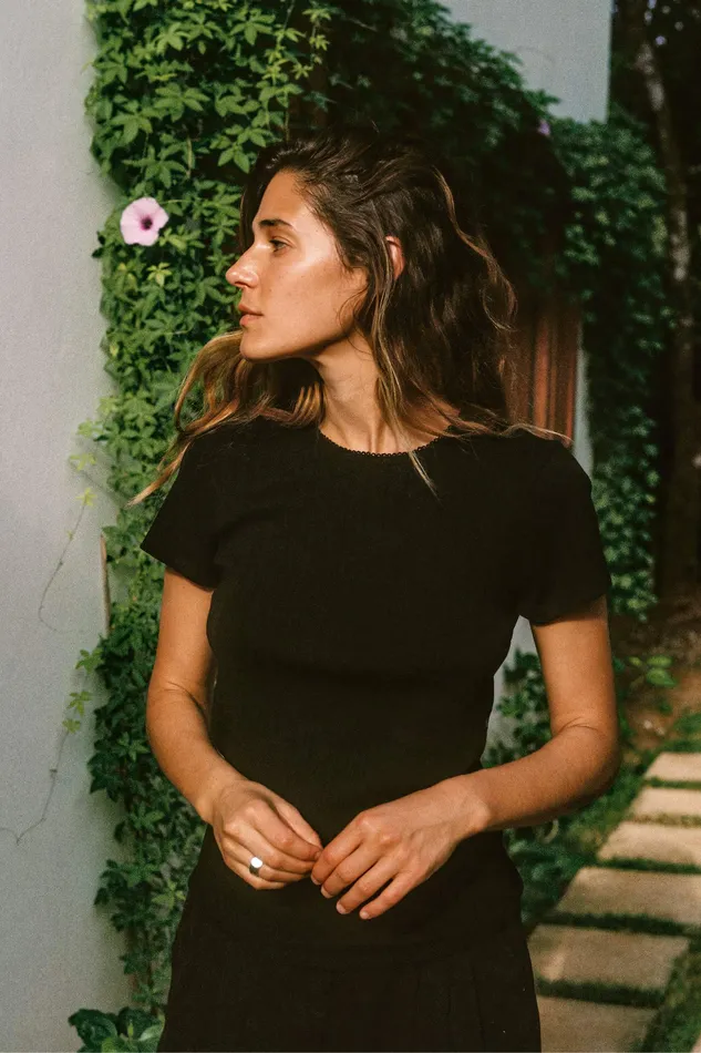 Christy Dawn Tops and Blouses Women The Rayne Tee Black Christy Dawn Tops and Blouses Women The Rayne Tee Black