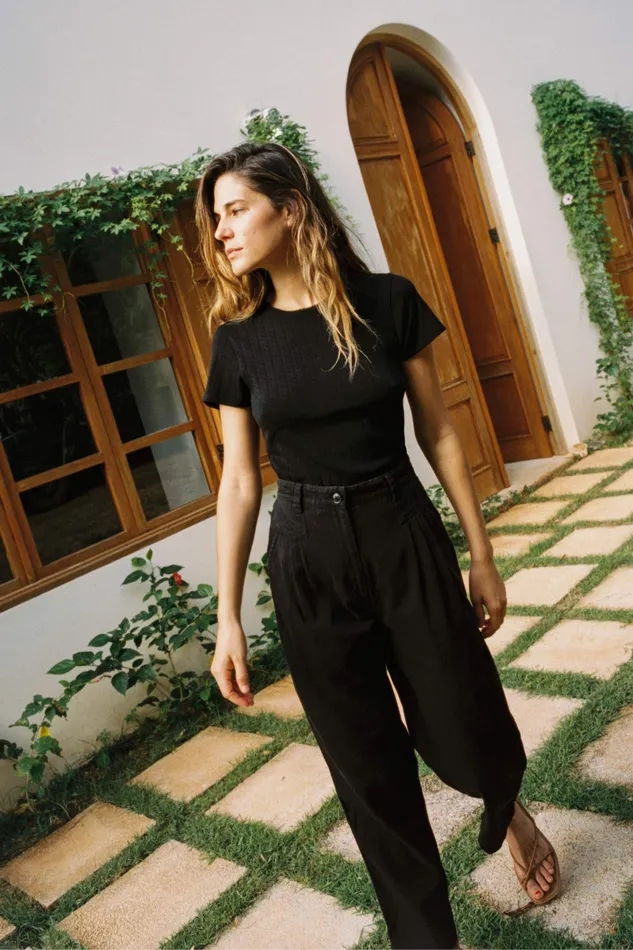 Christy Dawn Tops and Blouses Women The Rayne Tee Black Christy Dawn Tops and Blouses Women The Rayne Tee Black