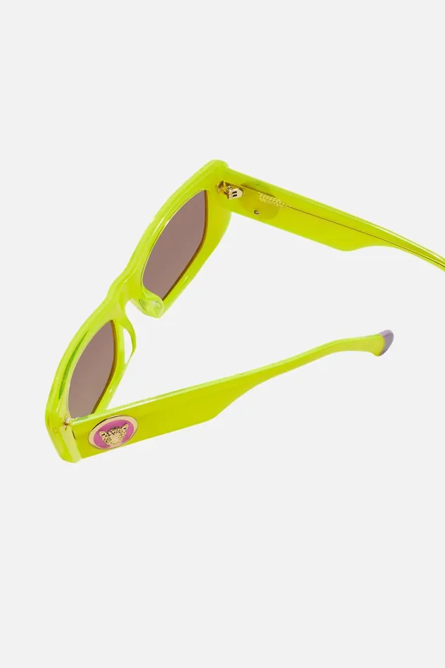 CIAO CIAO SUNGLASSES NEON YELLOW Neon Yellow WomensMens Camilla Sunglasses