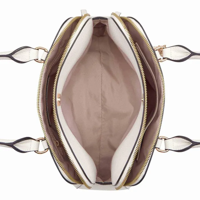 Cibrina Dome Satchel Milk Women Nine West Satchels and Shoulder Bags Cibrina Dome Satchel Milk Women Nine West Satchels and Shoulder Bags