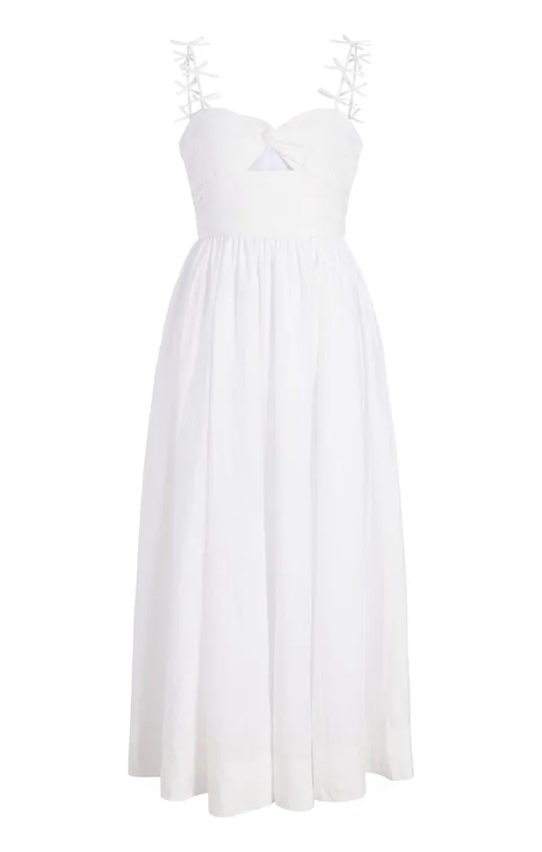 Cinq Sept Agnes Dress White Women Midi