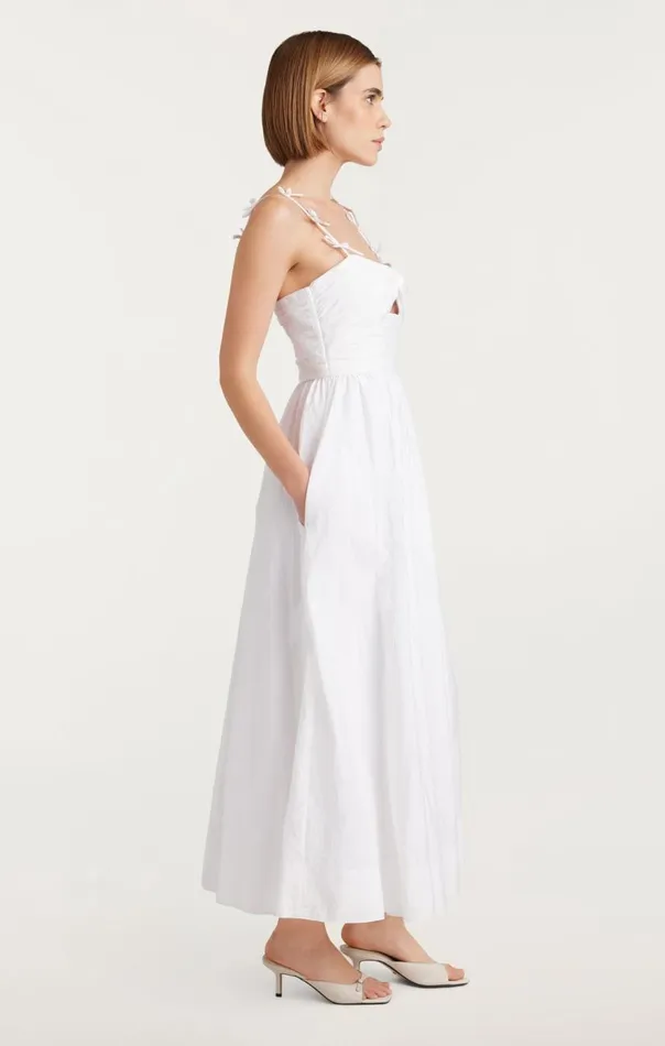 Cinq Sept Agnes Dress White Women Midi