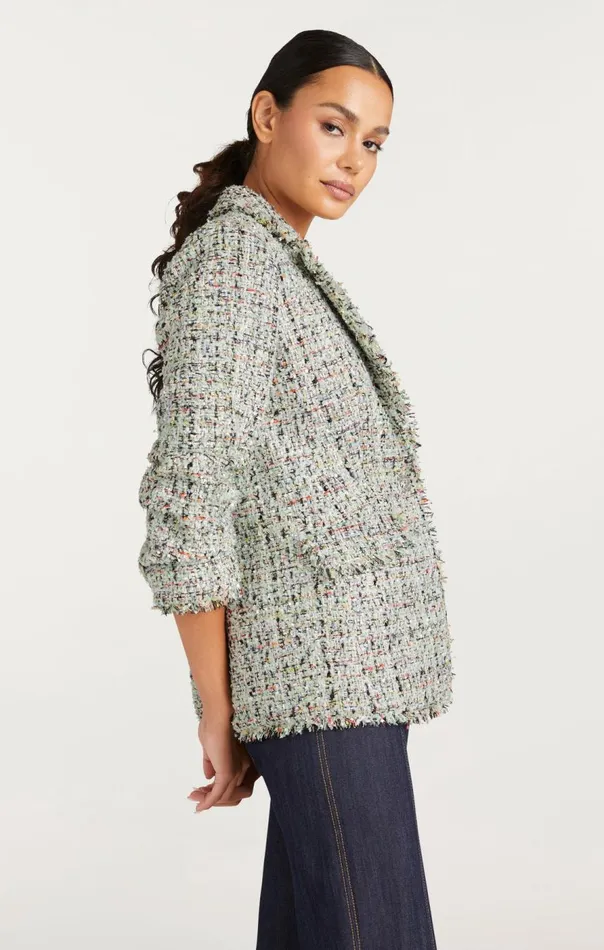 Cinq Sept Anya Boucle Khloe Blazer Patinamulti Women Blazers