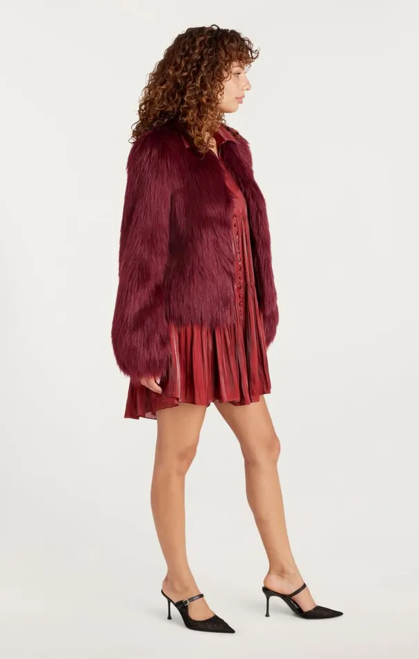Cinq Sept Benson Coat Rhubarb Women Outerwear