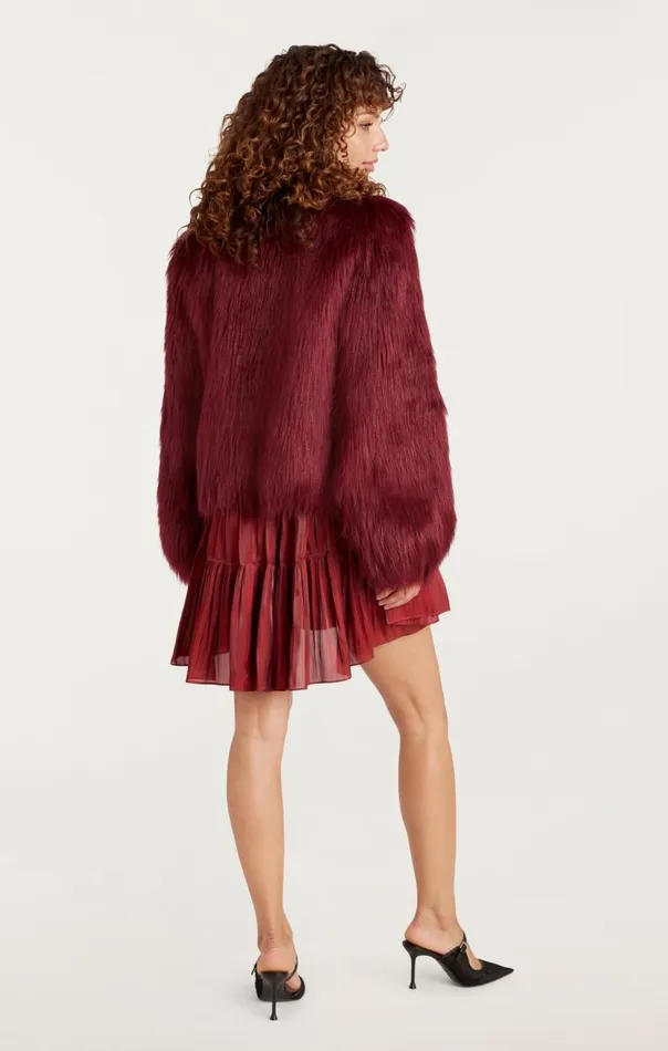 Cinq Sept Benson Coat Rhubarb Women Outerwear