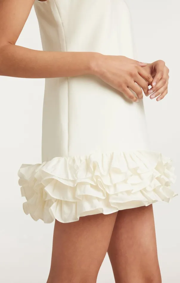 Cinq Sept Beta Dress Ivory Women Mini