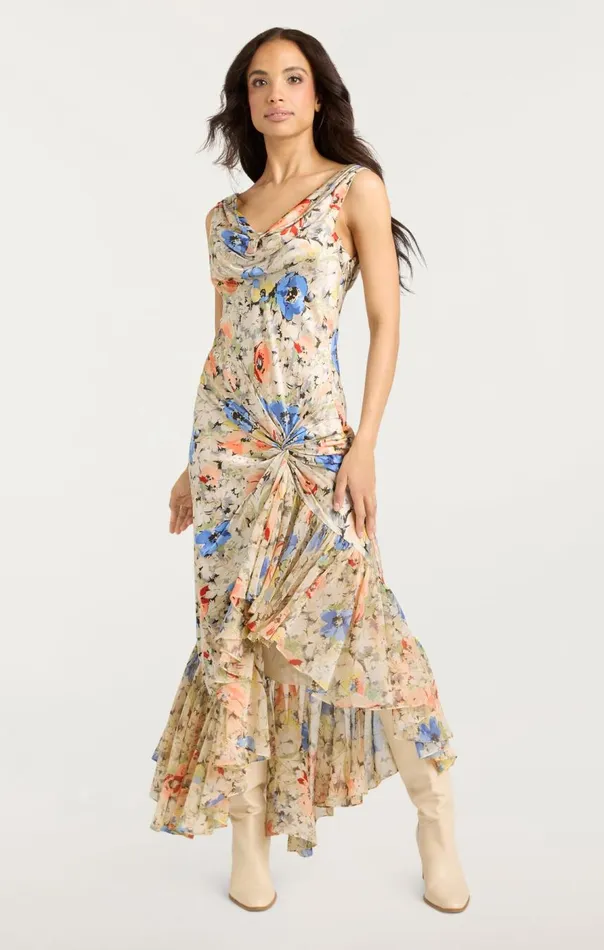 Cinq Sept Ciara Dress Ivorymulti Women Cocktail and Evening