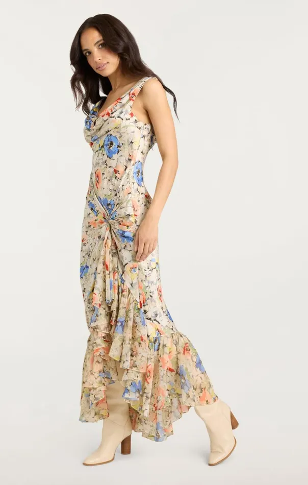 Cinq Sept Ciara Dress Ivorymulti Women Cocktail and Evening