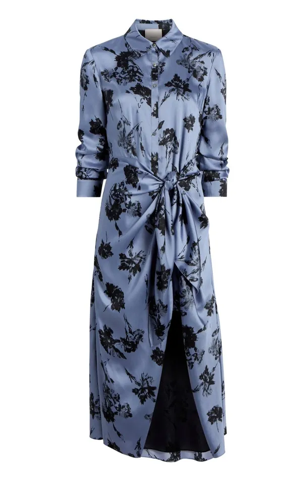 Cinq Sept Cool Carnation Jacey Dress Rusticbluemulti Women Midi