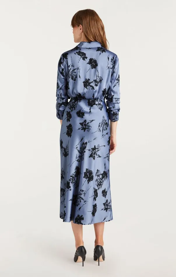 Cinq Sept Cool Carnation Jacey Dress Rusticbluemulti Women Midi