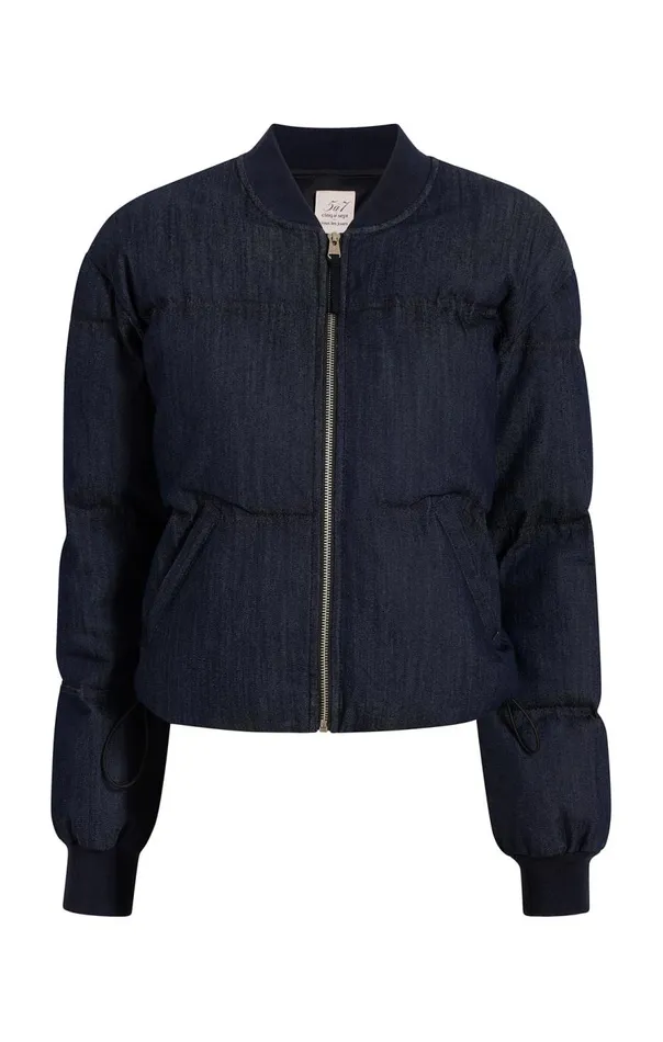 Cinq Sept Denim Maris Puffer Indigo Women Denim