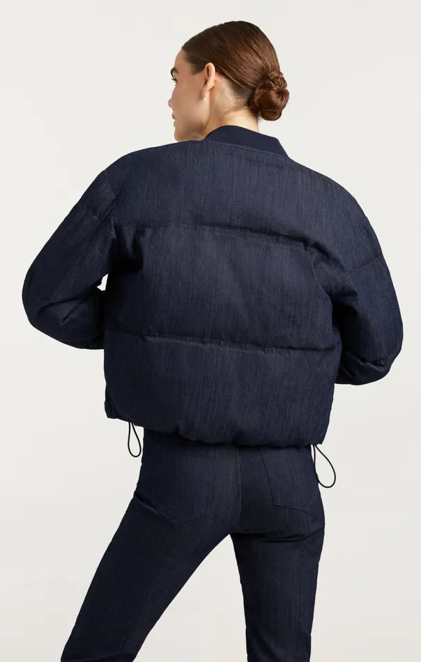 Cinq Sept Denim Maris Puffer Indigo Women Denim