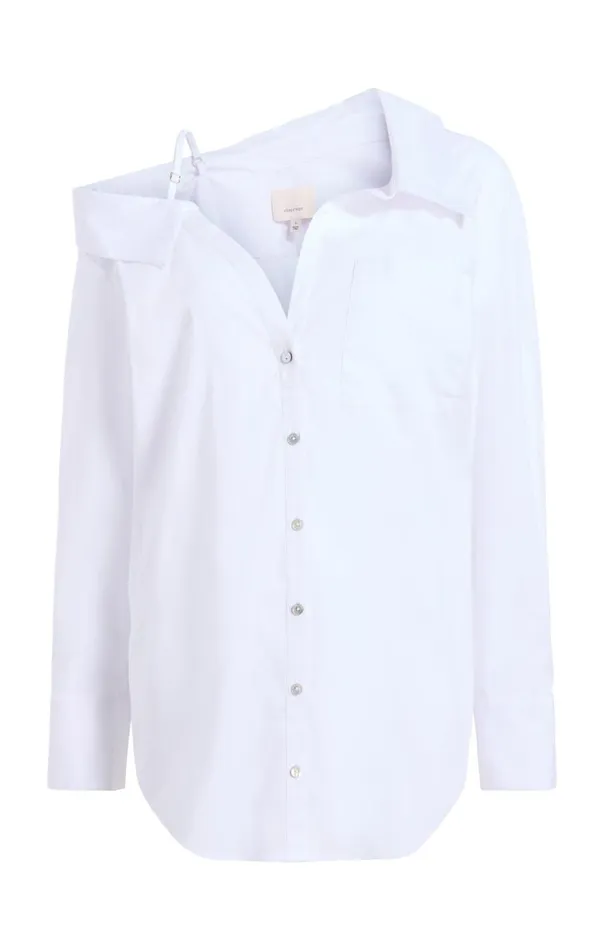 Cinq Sept Georgina Top White Women Long Sleeve Tops